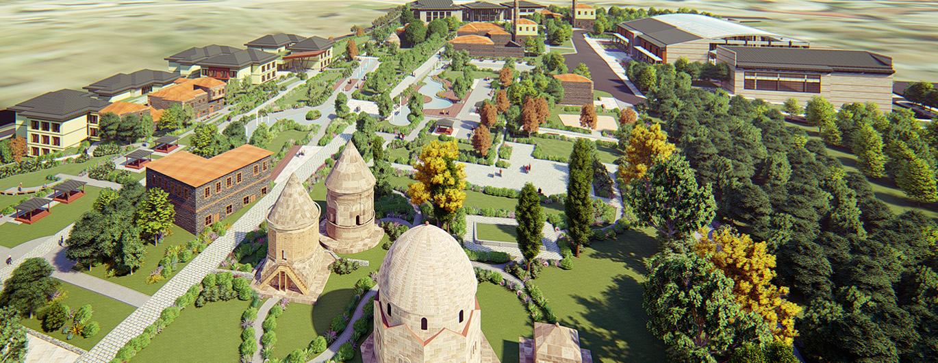 Renovation of The Three Domes Vicinity